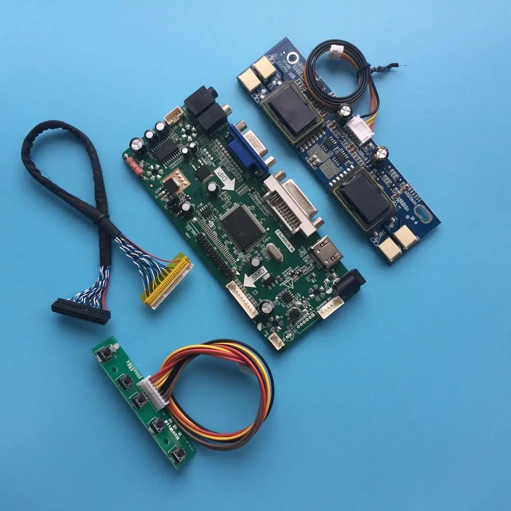 

Комплект для телефона, диагональ экрана 1024x768, 20-контактный экран 60 Гц, плата контроллера DVI VGA M.NT68676, драйвер HDMI 4 CCFL, инвертор