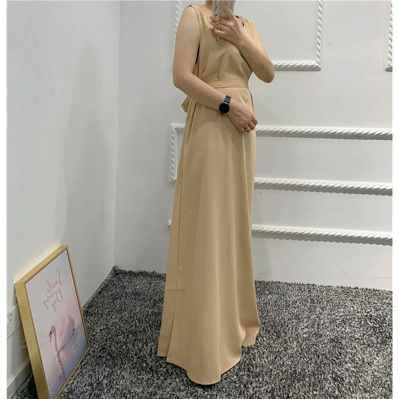 Plain Under Abaya Inner Dress for Women 