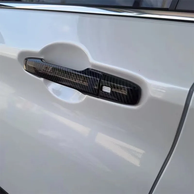Фото Накладка на ручку двери для Toyota Veloz 2023, глянцевая черная, защита от царапин, аксессуары для модификации экстерьера MPV №4