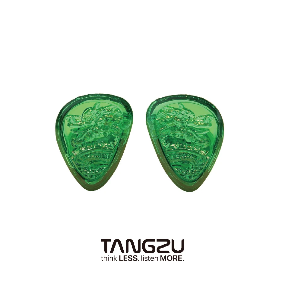 Фото Наушники-вкладыши Tangzu Waner 2 Jade Dragon Edition 10mm PET с одним динамическим драйвером, в комплекте с силиконовым чехлом для хранения. №3