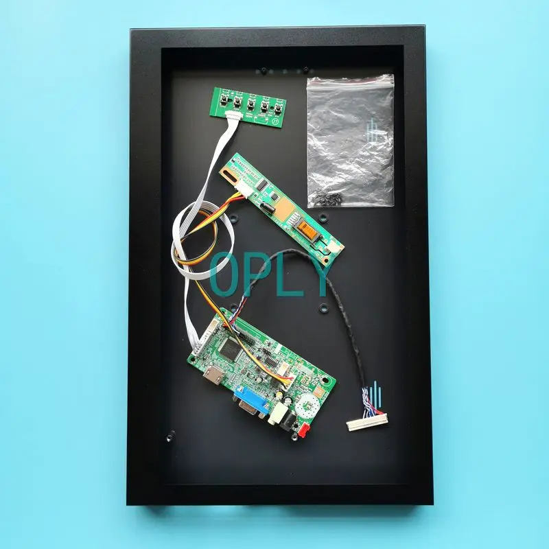

Fit B154EW08 B154EW01 B154EW04 B154EW02 LCD Monitor Metal Case+58C Controller Board 1280*800 15.4" 30-Pin LVDS 1CCFL DIY Kit