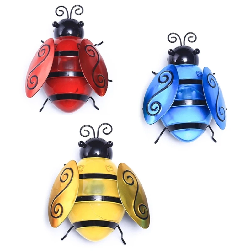 

Пчела Пейзаж Легкий Свет Животных Орнамент для Двора Патио Газон Праздничное Украшение T84E