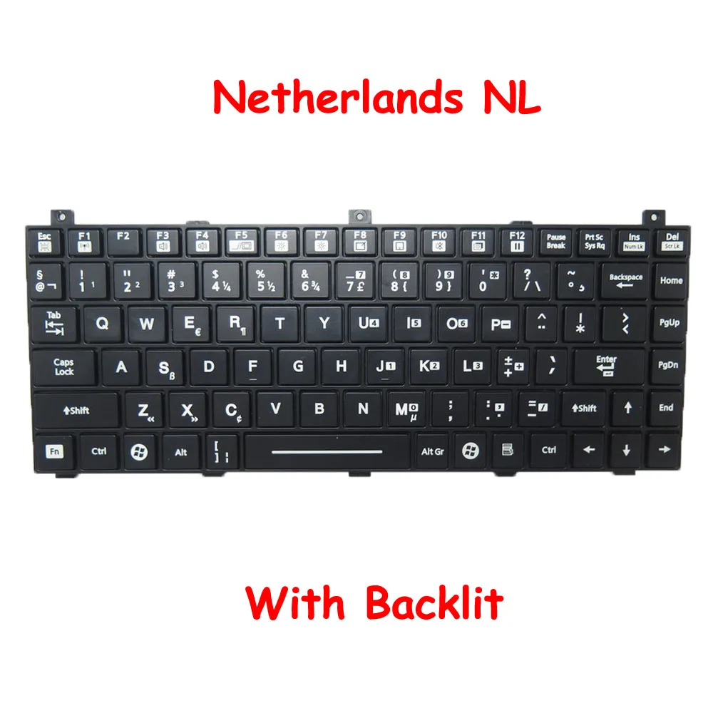 Клавиатура US SP KR NL CA GK с подсветкой для Getac F110 GDKBC1 GDKBI1 GDKBB1 GDKBM1 GDKBN1 GDKBD1 GDKBE1 GDKBL1 GDKBU1