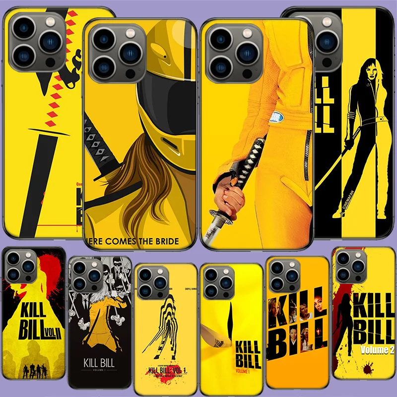 

Kill Bill Movie Poster Phone Case For Iphone 14 13 Pro Max 12 Mini 11 Pro XR X XS Max 6 6S 7 8 Plus 5 SE 2020 Cover Cute Fundas