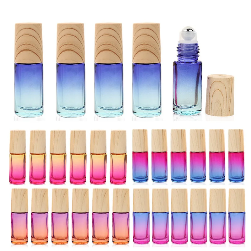 5ml Gradient Color Empty Bottle Roller Ball Bottle For Essen