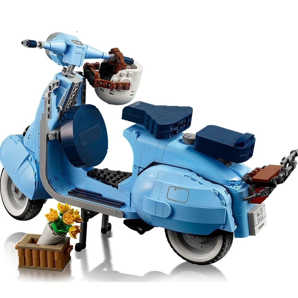 Новинка технический конструктор Vespas 10298 125 Римский праздник мотоцикл город