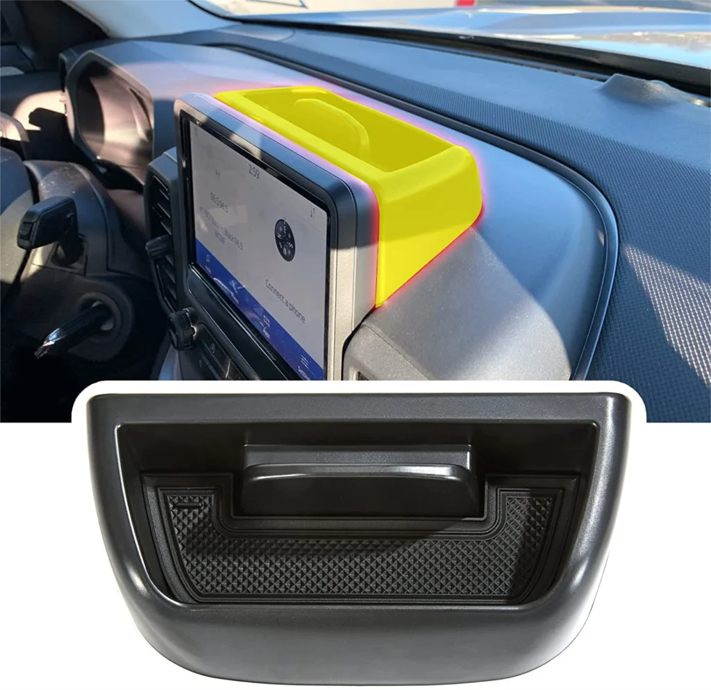 

Car Center Console Dash Storage Tray Organizer For 2021 2022 Ford Bronco Sport CX430 Console Dashboard Organizer