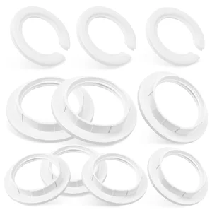 15 Pcs Bulb Holder Fixing Ring Lamp Shades Table Lamps Collar Rings Lampshade Light Reducer Socket Plastic Structure screen