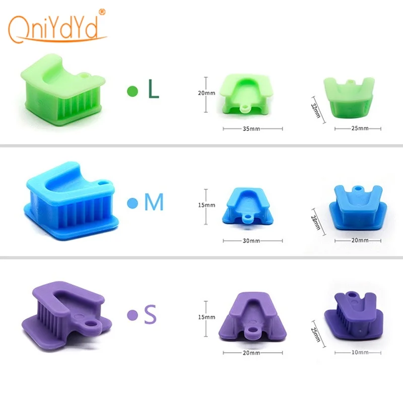 

Dental Occlusal Pad Teeth Prop Bite Rubber Opener Retractor Dental Tools