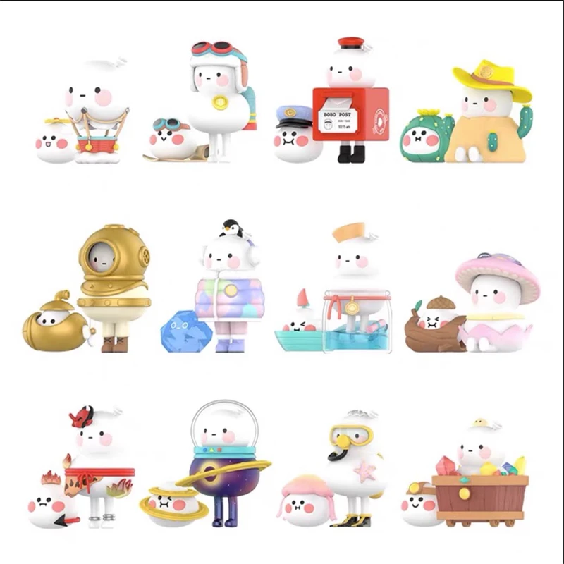 Pop Mart Bobo & Coco Wanderlust Series Action Figure Dolls Toys Cute Gifts For Kids Girls Room Decoration