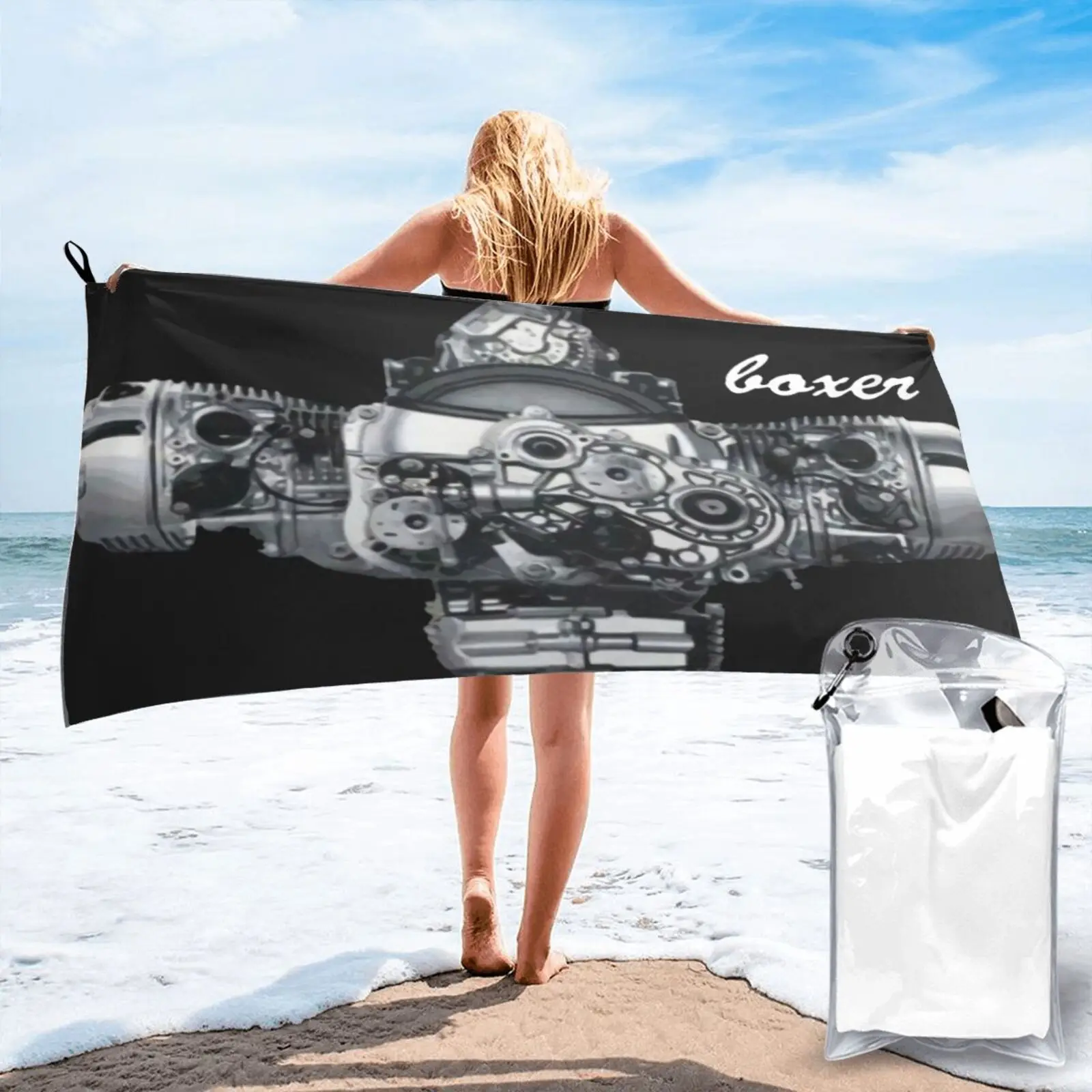 

Boxer Engine R1200Gs Gs R Adventure Beach Towel Bath And Shower Bathrobe Woman Beach Large Beach Towel Beach Cover Towel Beach