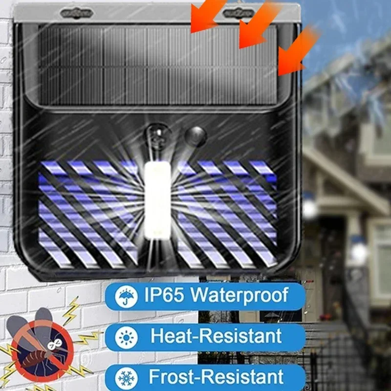 Лампа От Комаров На Солнечной Энергии Уличный Инфракрасный Датчик