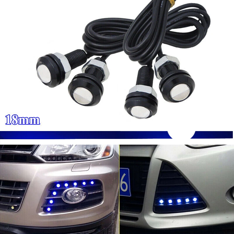

4pcs Ultra Blue Eagle Eye LED Car Motorcycle Truck Lighting Retrofit Chassis DRL