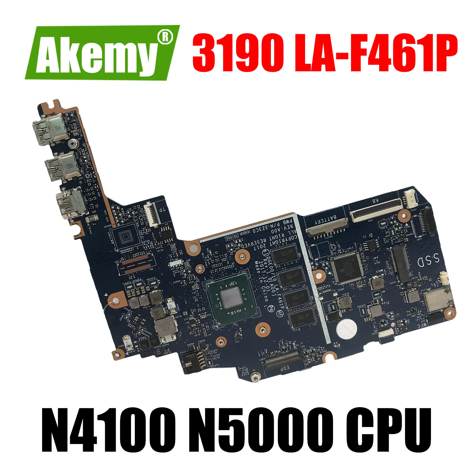 

Материнская плата для ноутбука DELL INSPIRON 3190 2 в 1 N4100 N5000