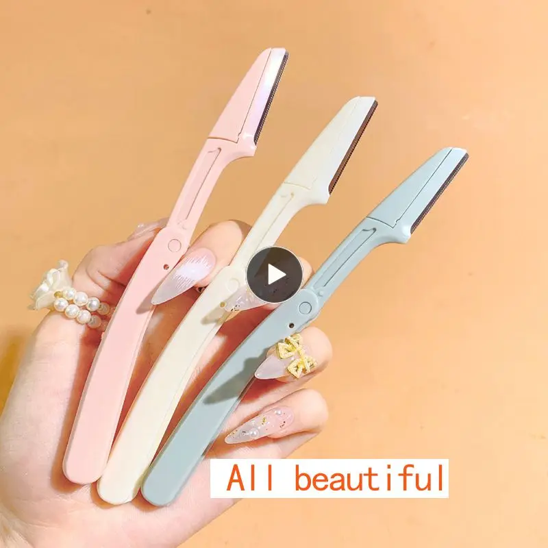 

Folding Eyebrow Trimmer Women's shaver Razor For eyebrows Safety Beginner Eyebrow makeup tools Shaving Blade Makeup set