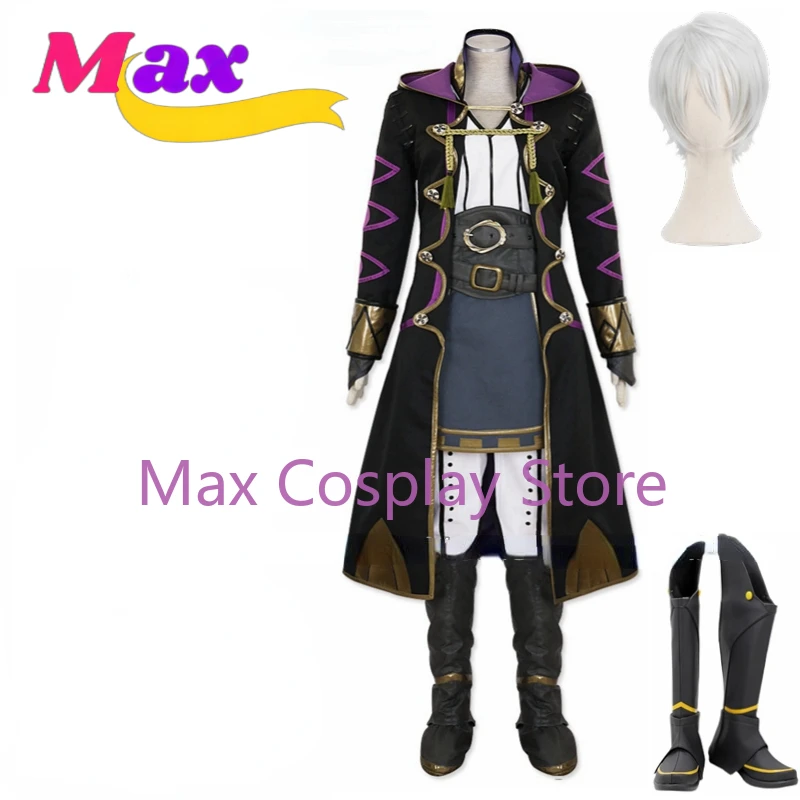 Фото Костюм для косплея Макса Коса из игры Fire Emblem Awakening на Хэллоуин, Аватар Май Юнитто Робин, высокое качество, любой размер, парик, обувь. №1