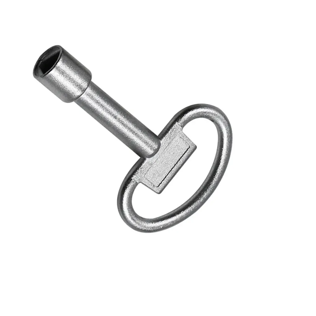 

2 Pieces Tap Water Valve Triangular Zinc Alloy Key Wrench Electric Control Cabinet Door Elevator Home Repairing 3.8x5x7.8 cm