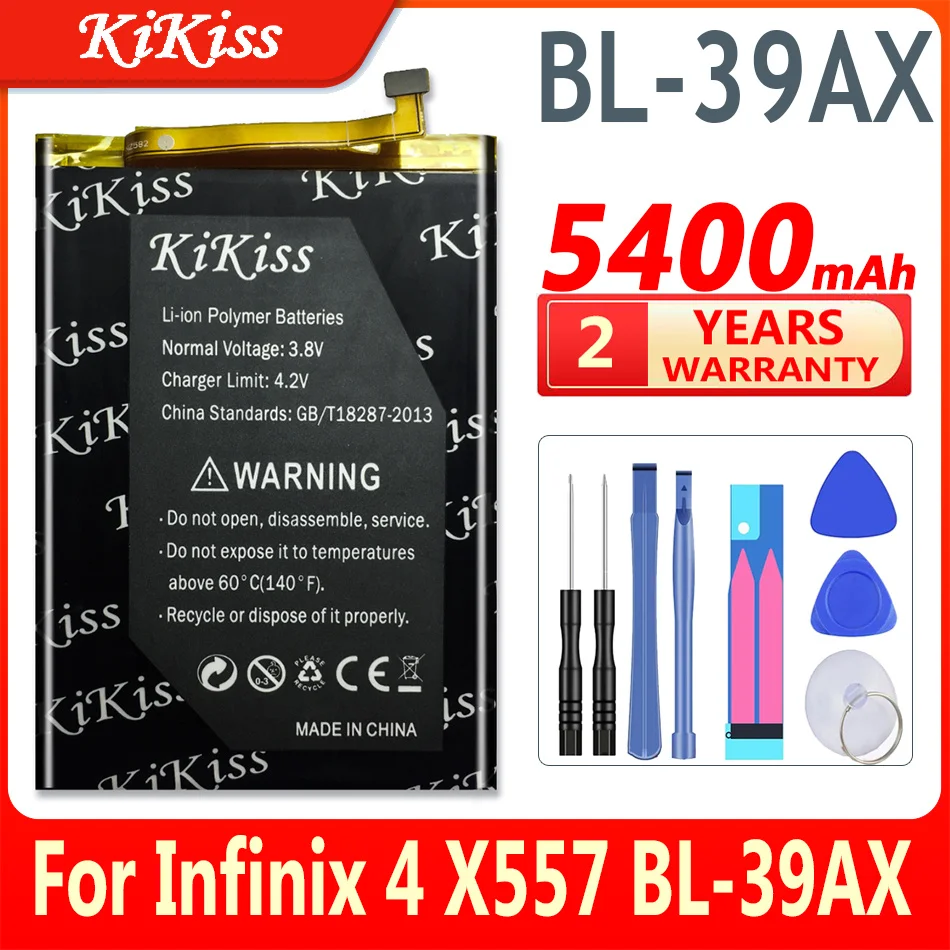 

5400mAh BL-39AX Battery For Infinix 4 X557 BL-39AX Cell Phone Battery Big Power 5400mAh