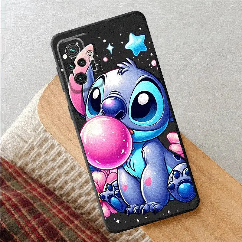 Чехол для телефона Disney Stitch Bubble Gum Xiaomi Redmi Note 7 8 T S 10 11 12 Pro ProPlus 13