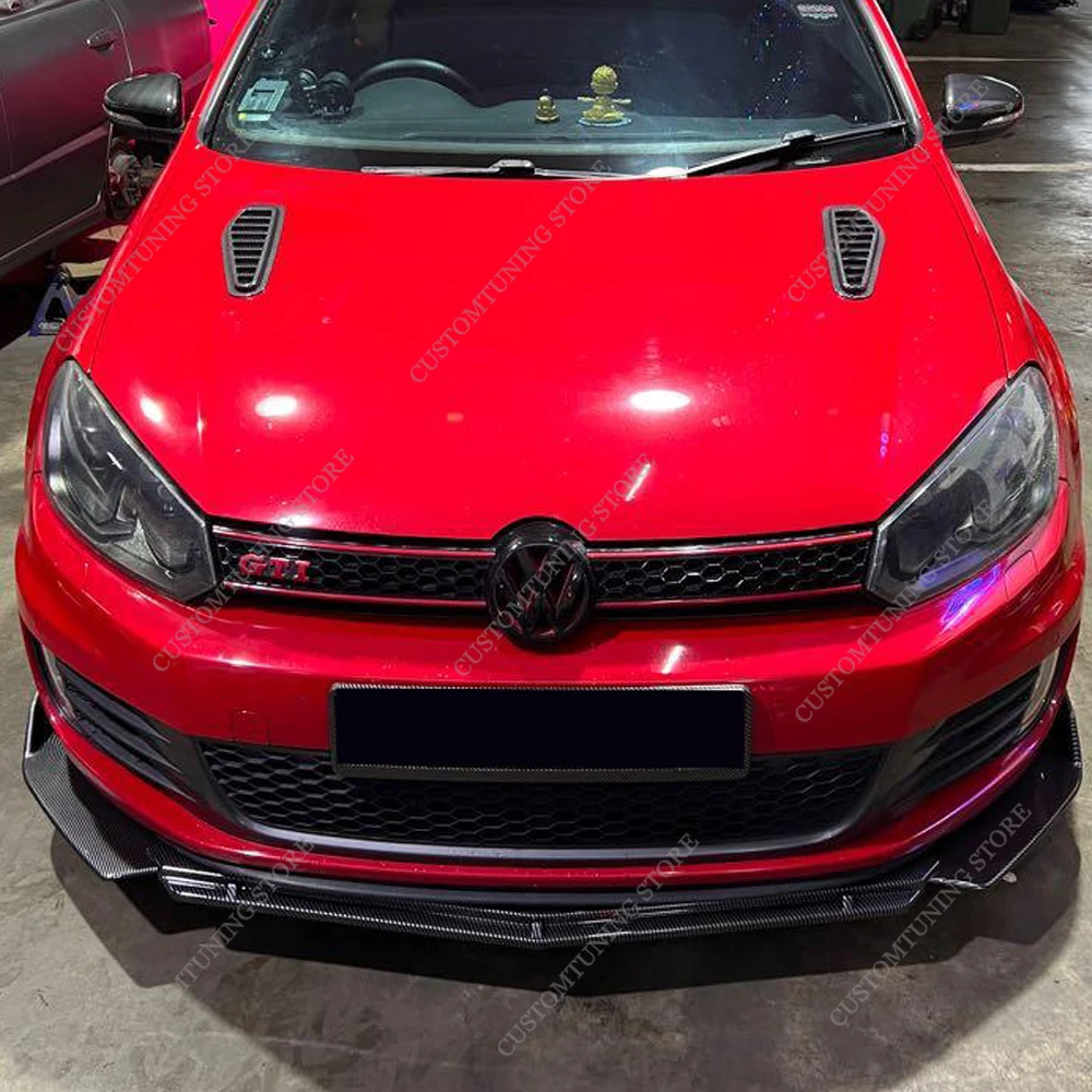 Фото Для VolksWagen Golf MK6 5K передний бампер, спойлер, разделитель, диффузор, ретроft GOLF 6 GTI GTD 2009-2013, Стайлинг Bodykits, тюнинг №1