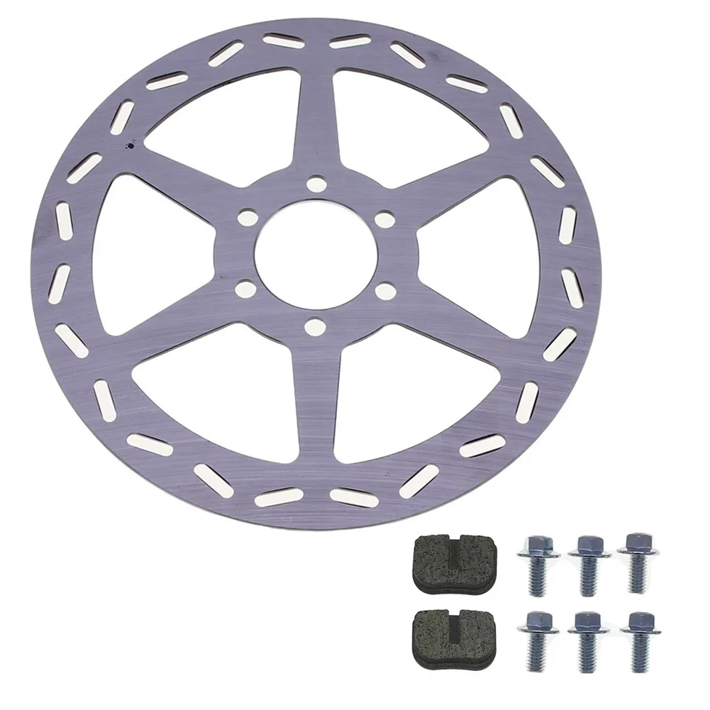 

180mm Brake Caliper Disc Rotor+Brake Pads For 47 49cc Mini Quad Dirt Bike ATV Mini Off-road 49CC 180mm Disc Brake Friction Pad
