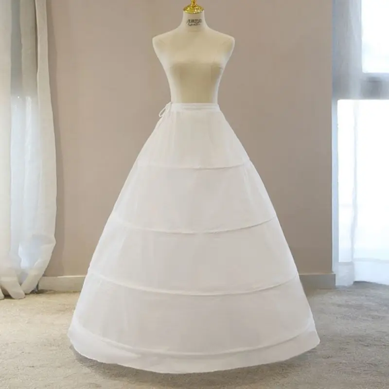 6 Hoop Petticoat Underskirt for Ball Gown Wedding Dress Underwear Crinoline Lolita Dress Accessories Underskirt Panniers