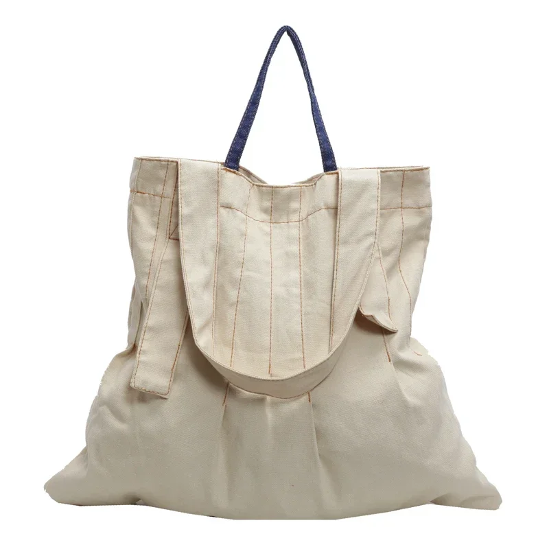 Повседневные сумки на плечо большой вместимости с магнитной пряжкой швейные