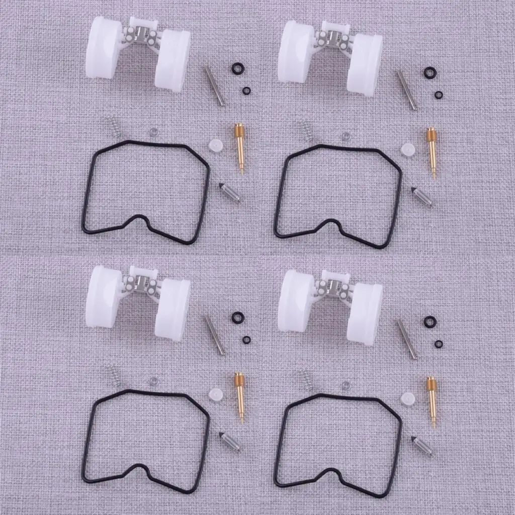 

4 Sets Motorcycle Carburetor Repair Rebuild Float Kit Accessories Fit for Kawasaki EX250F EX250E EX250J Ninja 250R