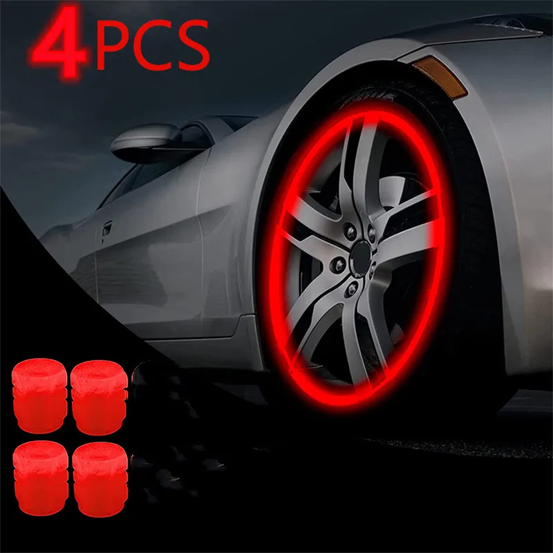 

Luminous Valve Caps Fluorescent Red Night Glowing Car for Chevrolet Epica Cobalt Celta West Uplander Trax