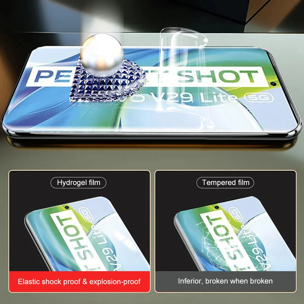 Гидрогелевая пленка для защиты экрана не стекло Vivo V29 Lite VivoV29 светильник V29e Vavo Vovi