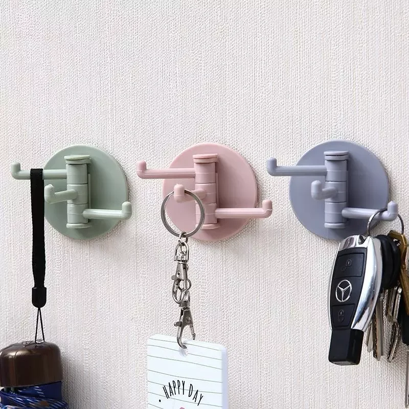 

Adhesive Kitchen Wall Door Hook Key Holder Rack Towel Hanger Bathroom Rack Hooks Aluminum Multi-Purpose Storage Hooks