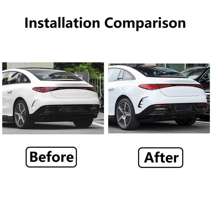 Накладка на воздуховод спойлера ДЛЯ Mercedes Benz EQE EQE350 EQE500 2022 2023 аксессуары