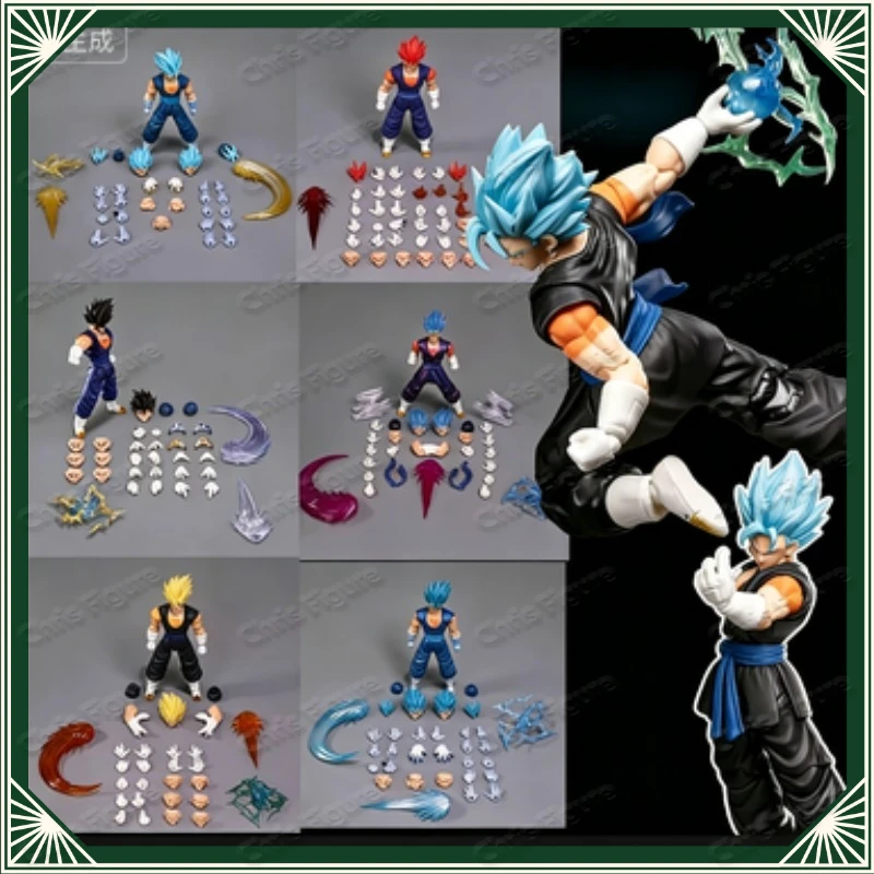 В наличии: YGmw Studio OC Dragon Ball SHF Super Saiyan Fusion Warrior Vegetto 07 — Аниме-фигурка, коллекционная модель из ПВХ (art.: 3920da67e7786) - 3920da67e7786