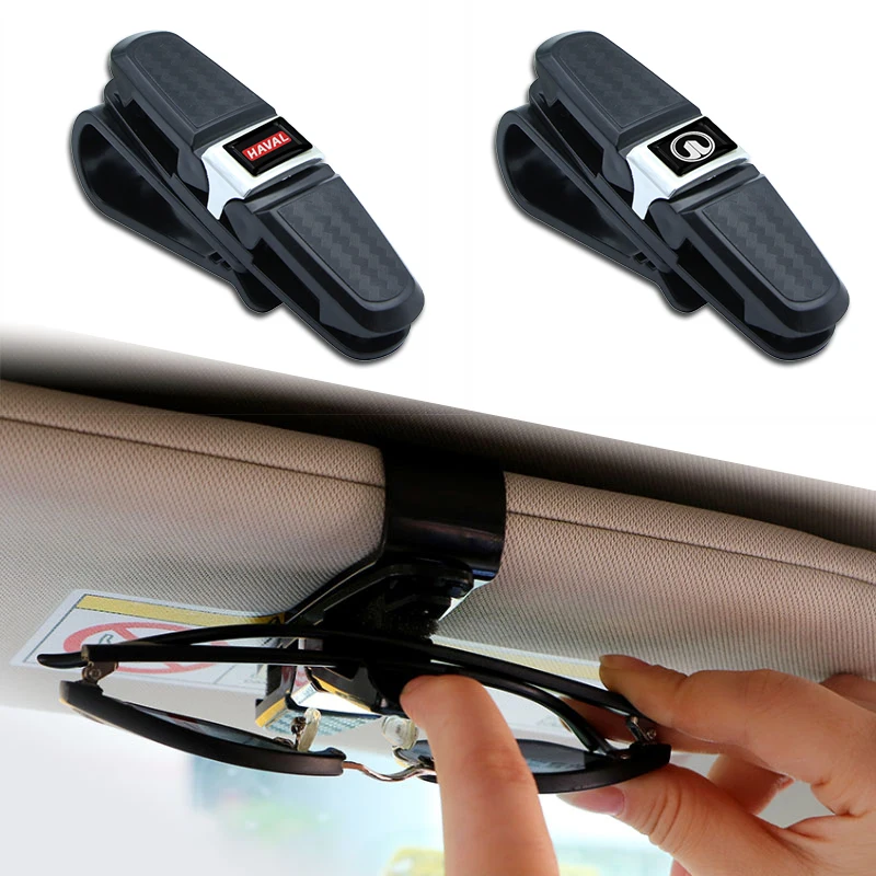 

Car Sun Visor Glasses Holder Sunglasses Clip For BMW Mercedes Benz Renault Honda Nissan Mitsubishis Buick Cadillac Car Styling