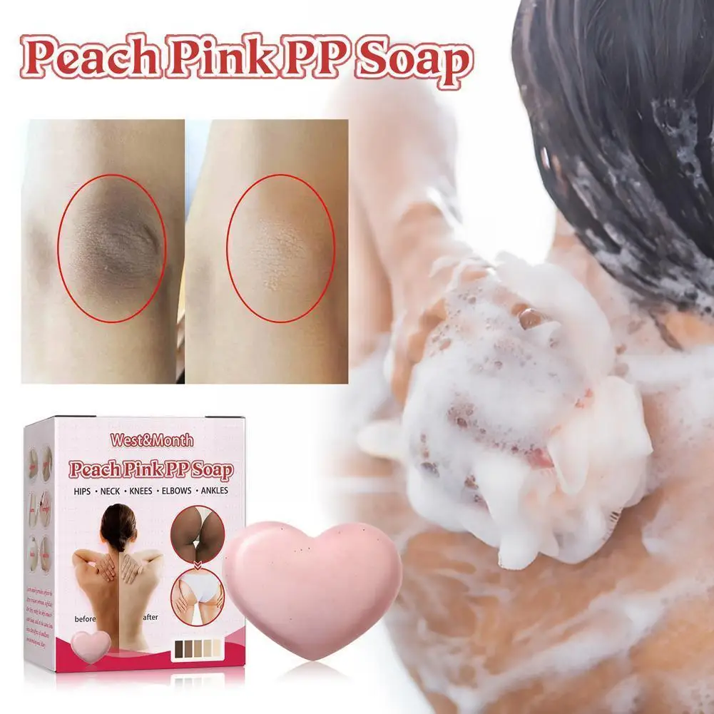 

90g Whitening Soap Exfoliate Remove Melanin Improve Pink Dullness Care Yellowing Hand Skin Peach Soap Moisturizing Body Soa U3W3