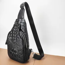 Fashion Trend Men Chest Messenger Luxury Designer Handbags WomenS Genuine Leather Casual Vintage Black Shoulder Bags For Girl