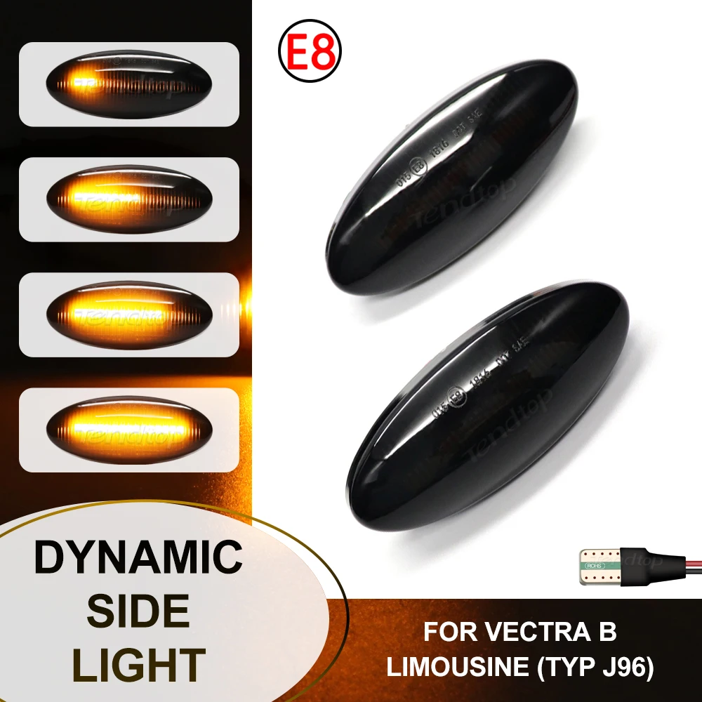 Для Opel Vectra/Vauxhall B лимузин караван CC 2 шт. автомобильный динамический светодиодный