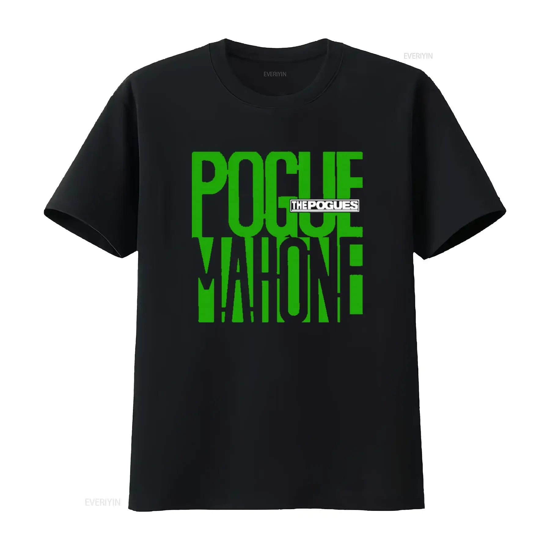 Фото Футболка The Pogues в стиле альбома Pogue Mahone, дизайн МакГуоуна, для фанатов, винтажная, с эффектом потертости, унисекс, слегка эластичная, мягкая. №1