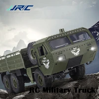 2 4g jjrc rc military truck q68 116 transporter 2 4g 6wd off road rock crawler rtr toy 6 wheels system with led light gifts