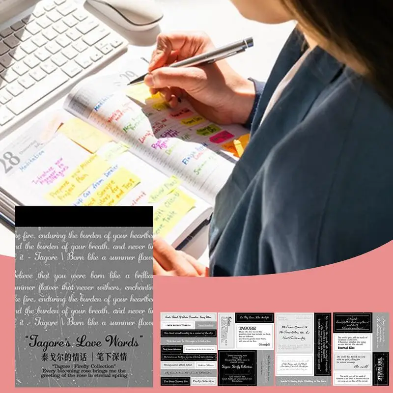 Наклейки для скрапбукинга ретро наклейки со словами любви стикеры ведения