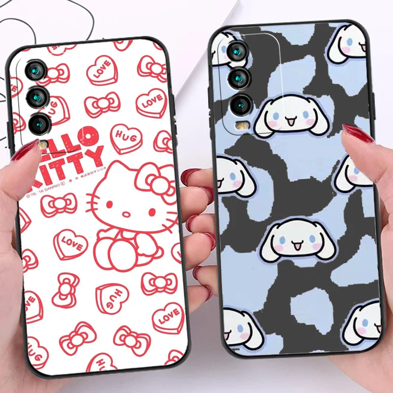 

Hello Kitty Cartoon Phone Cases For Xiaomi Redmi 9AT 9 9T 9A 9C Redmi Note 9 9 Pro 9S 9 Pro 5G Carcasa Coque Soft TPU Funda