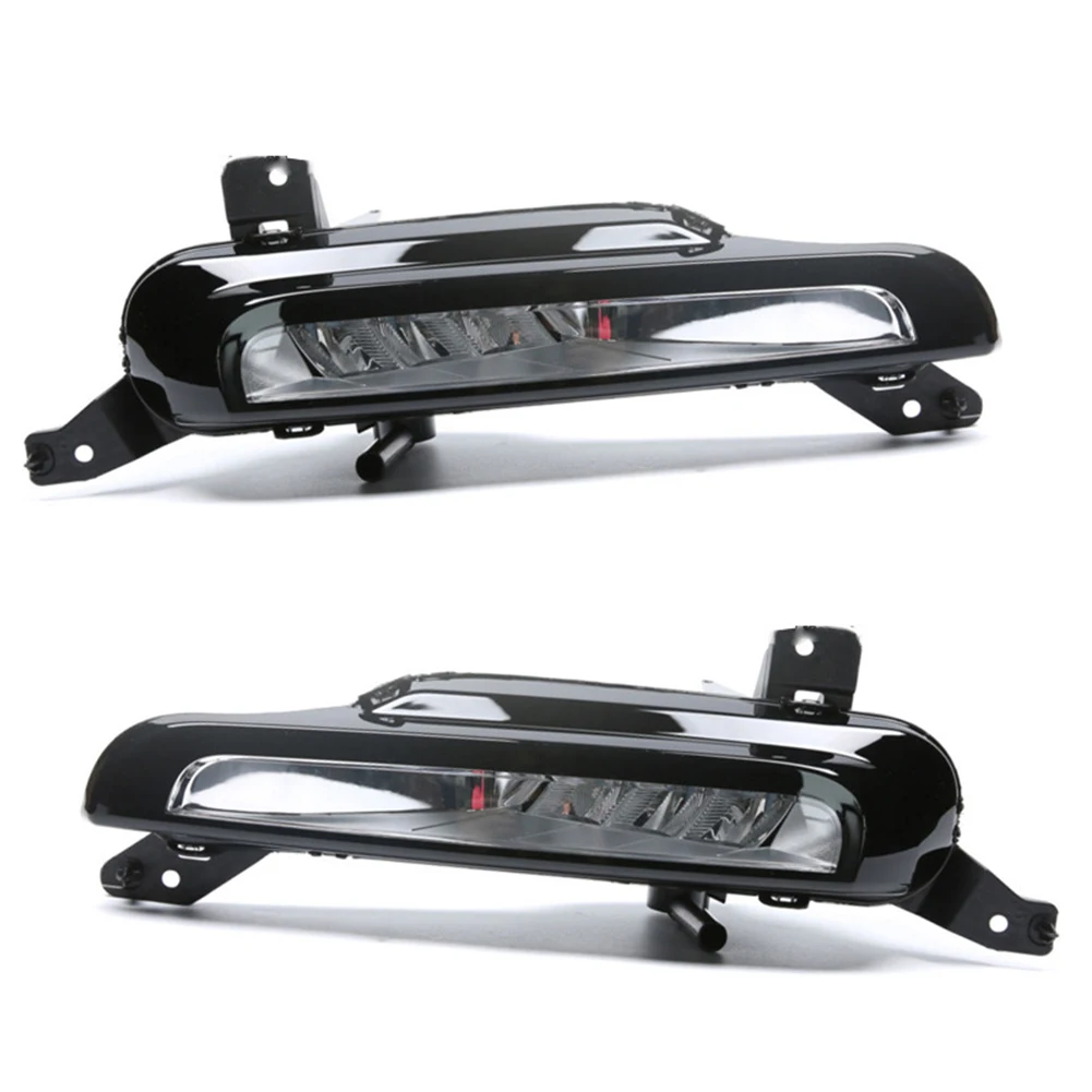 

Accessories Fog Light 2Pcs 650g ABS+LED For Range Rover Evoque 2016-19 Front Bumper Fog Lamp LR072645 LR072646