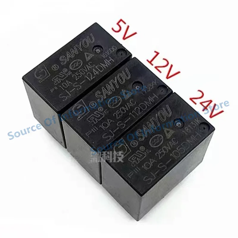Миниатюрное реле мощности 20 шт. 100% DM 5 В 12 24 5A/10A 4 контакта новый оригинал