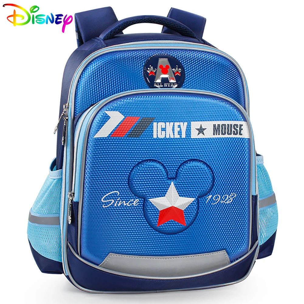 

Disney Baby Waterproof Backpack For Boys Mickey Mouse Children Cartoon School Bag Student Shoulder Packages Girls Casual Handbag