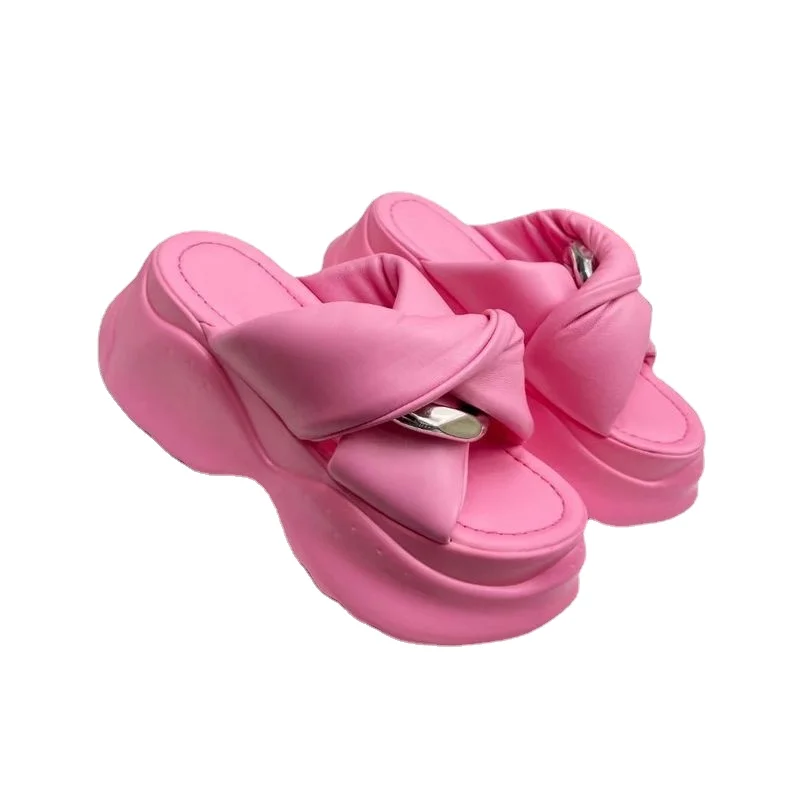 Shoes for Women 2023 fashion Slingbacks Women's Slippers casual slippers women Sponge bottom shoes female Platform slippers