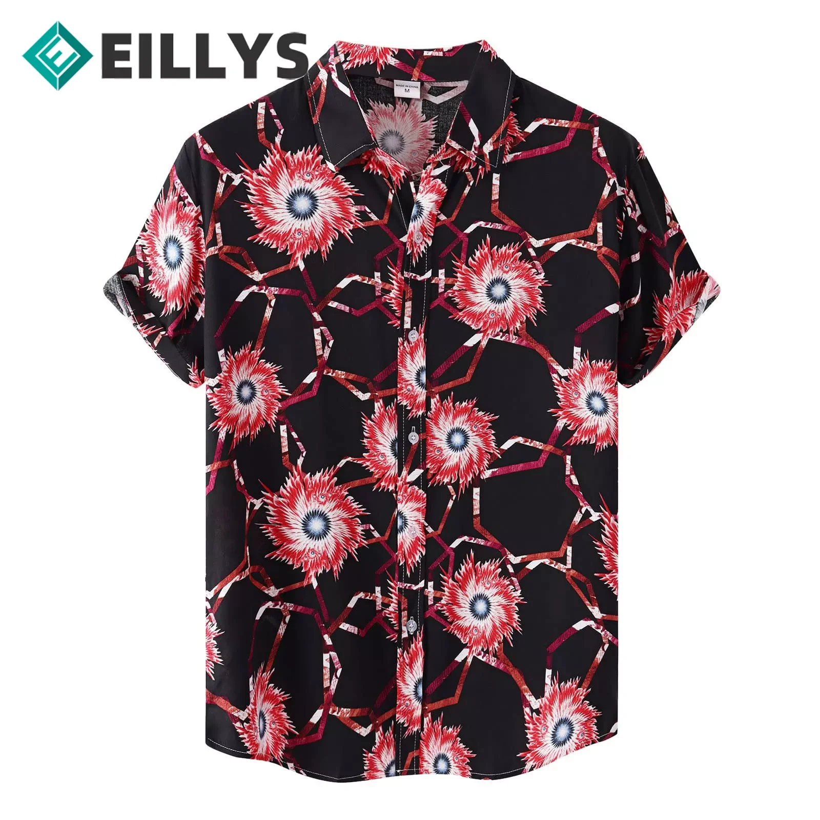 

Рубашка мужская из хлопка и льна, красивая пляжная блузка, весна-лето