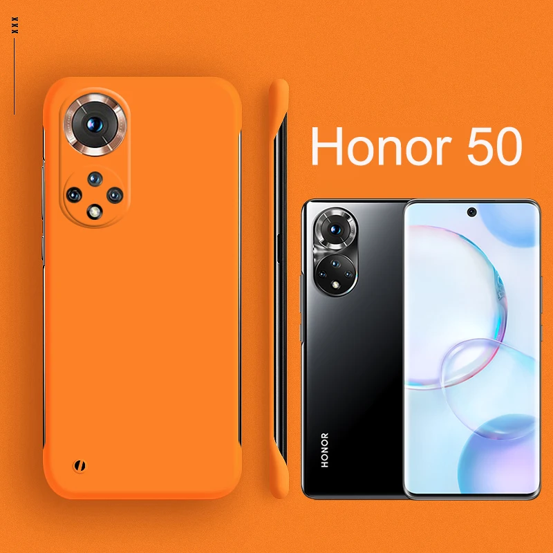 Ультратонкий тонкий чехол Liquid Skin для Huawei Honor50 Honor 50 70 90 200 Pro Жесткий безрамный из ПК