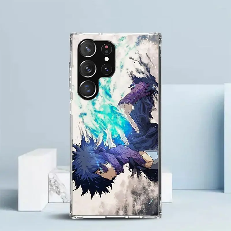 Фото Чехол для телефона My Hero Dabi Bnha для Samsung Galaxy S22 S23 S24 Ultra S21 S20 FE S10 Plus S10E S9 S8 + S7 Edge, мягкая задняя крышка из ТПУ №3