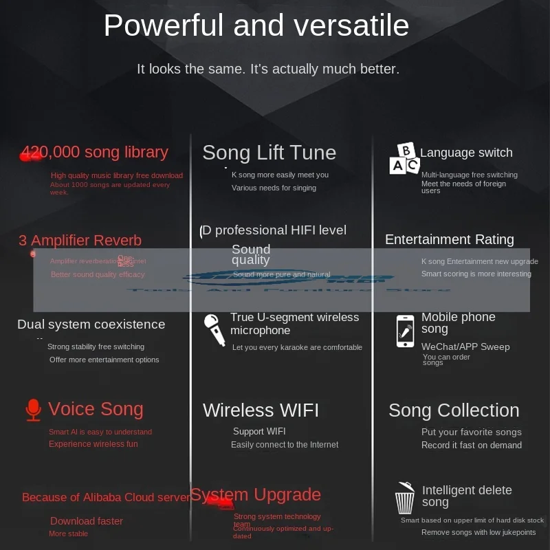 Караоке-плеер 15 6 дюймов 1T 4 в 1 4k выход доступная домашняя система ktv Smart выбор