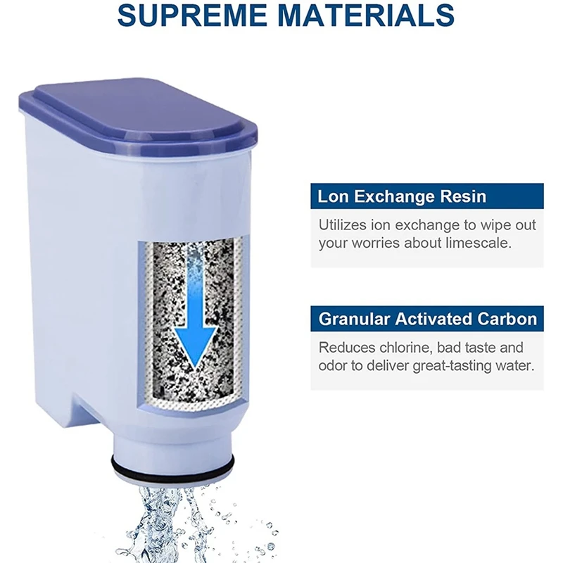 

Sets Of 6 CMF009 Coffee Machine Water Filter Replacement For Saeco Aquaclean CA6903 /10 /00 /01 /22 /47